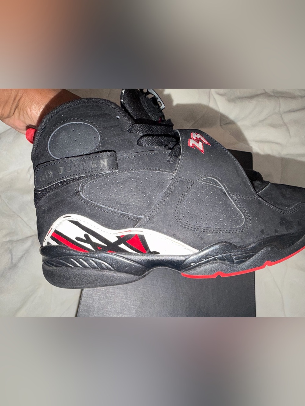 Jordan 8 Retro size 10.5 excellent condition 
Playoffs (2023)